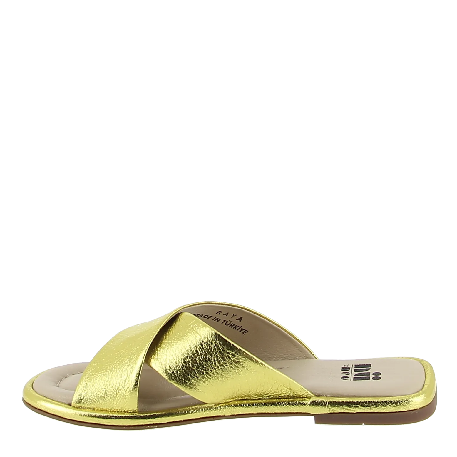Nu By Neo Raya Metallic Yellow Slide