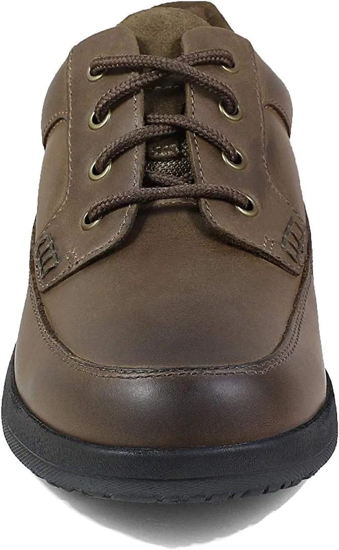 Nunn Bush Men's Cam Moc Toe Casual Lace-up with Comfort Gel and Memory Foam