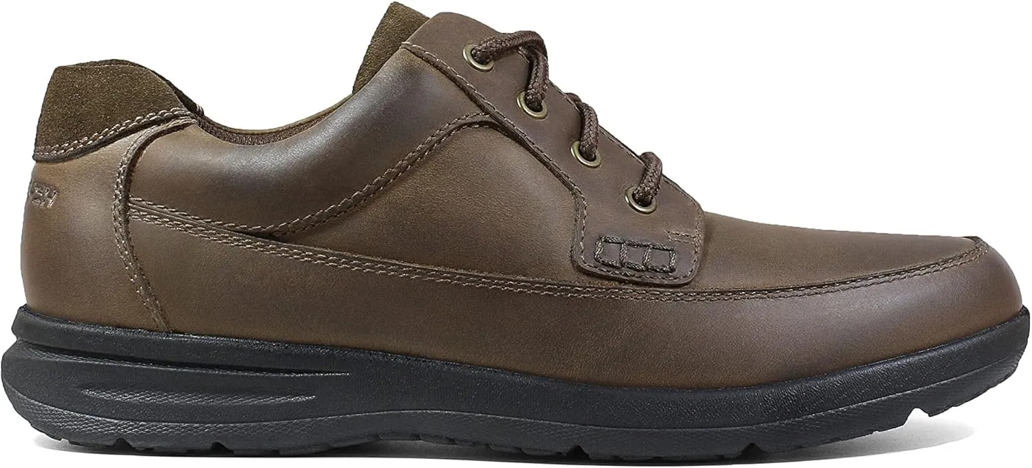 Nunn Bush Men's Cam Moc Toe Casual Lace-up with Comfort Gel and Memory Foam