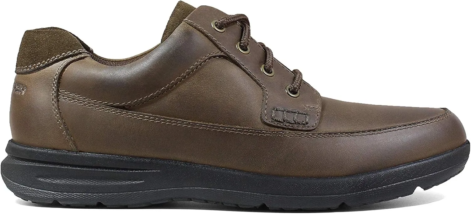 Nunn Bush Men's Cam Moc Toe Casual Lace-up with Comfort Gel and Memory Foam