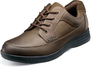 Nunn Bush Men's Cam Moc Toe Casual Lace-up with Comfort Gel and Memory Foam
