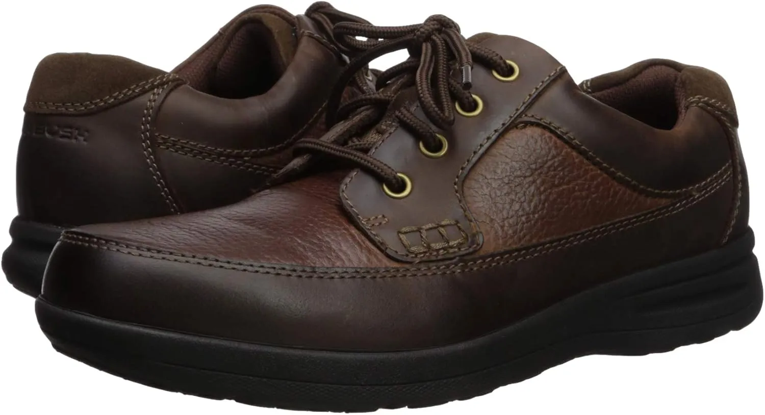 Nunn Bush Men's Cam Moc Toe Casual Lace-up with Comfort Gel and Memory Foam
