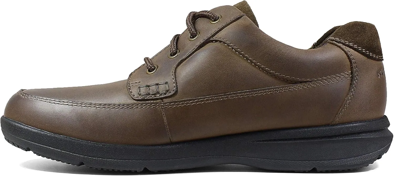 Nunn Bush Men's Cam Moc Toe Casual Lace-up with Comfort Gel and Memory Foam