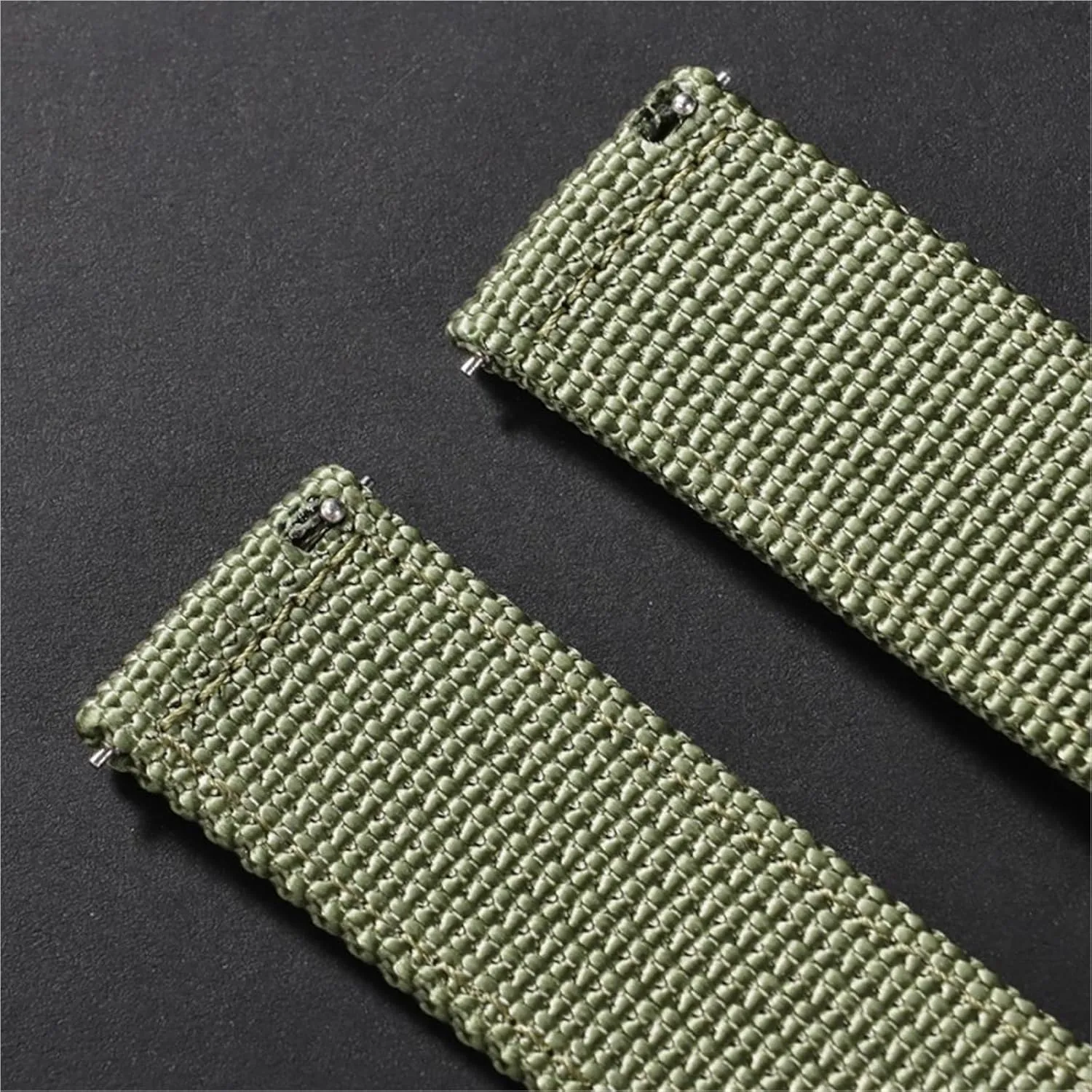 Nylon Canvas Watch Strap 20mm 22mm 24mm Quick Release Watch Band Men Women Universal Sport Bracelet Watchband