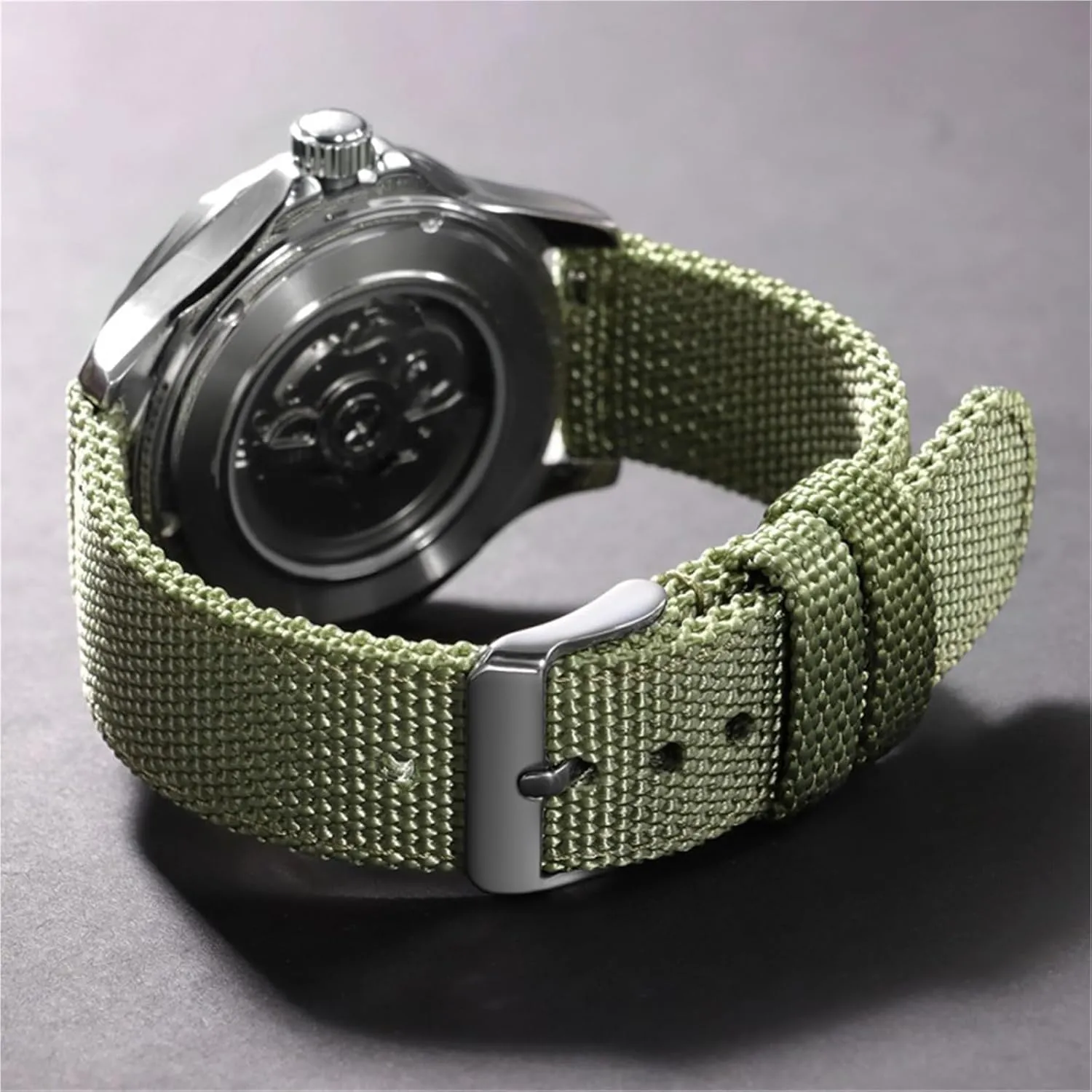 Nylon Canvas Watch Strap 20mm 22mm 24mm Quick Release Watch Band Men Women Universal Sport Bracelet Watchband