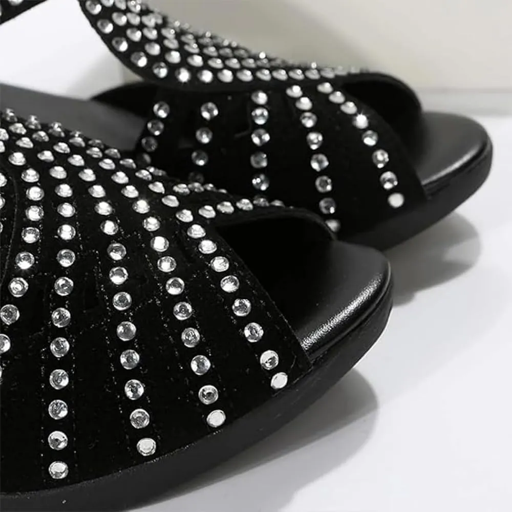 Orthopedic Sandals for Women, Low Heel Cut-Out, Comfortable Orthotic Sandals with Arch Support,Non-slip Shoes