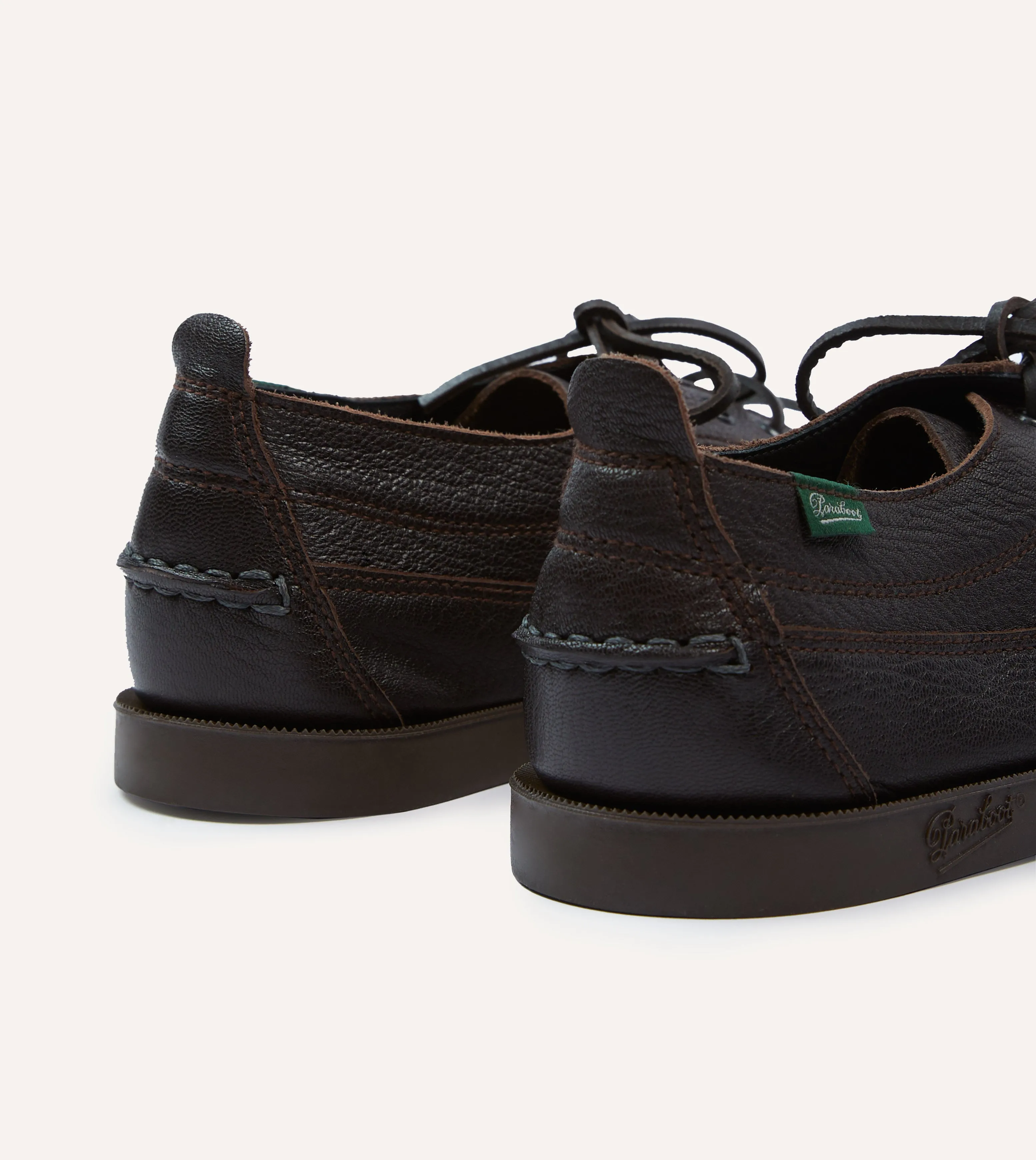 Paraboot Malibu Brown Deer Leather Boat Shoe