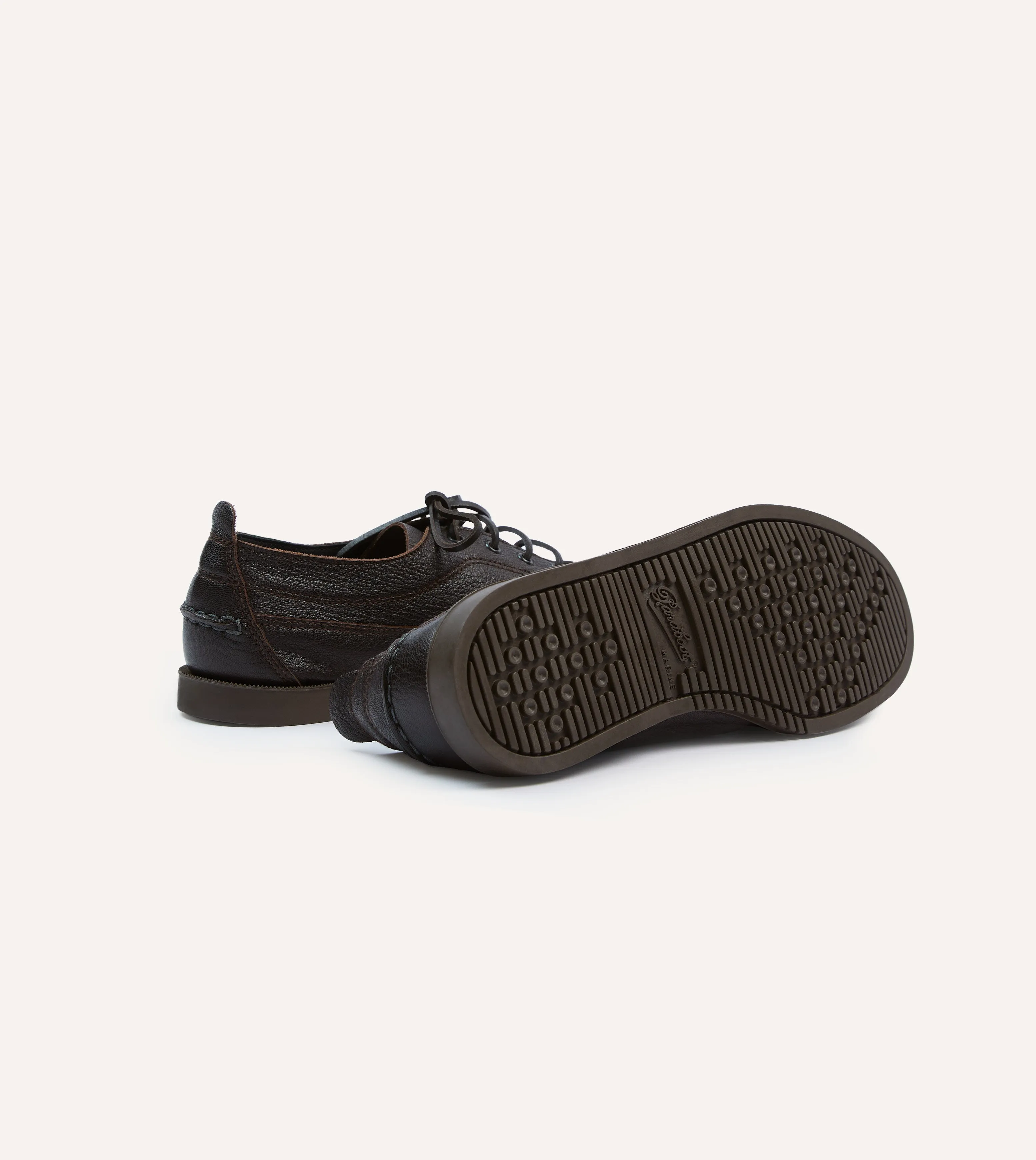 Paraboot Malibu Brown Deer Leather Boat Shoe