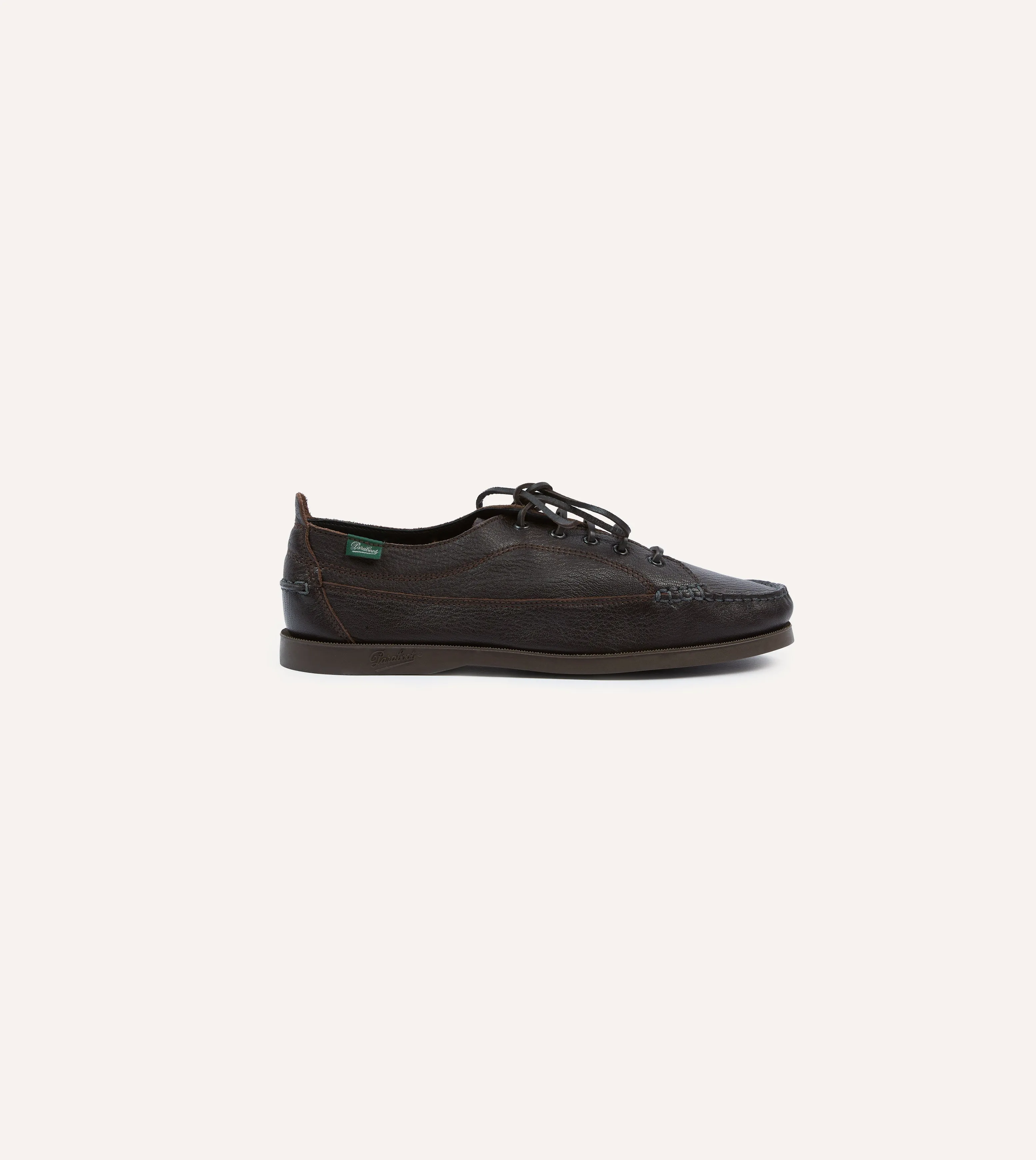 Paraboot Malibu Brown Deer Leather Boat Shoe