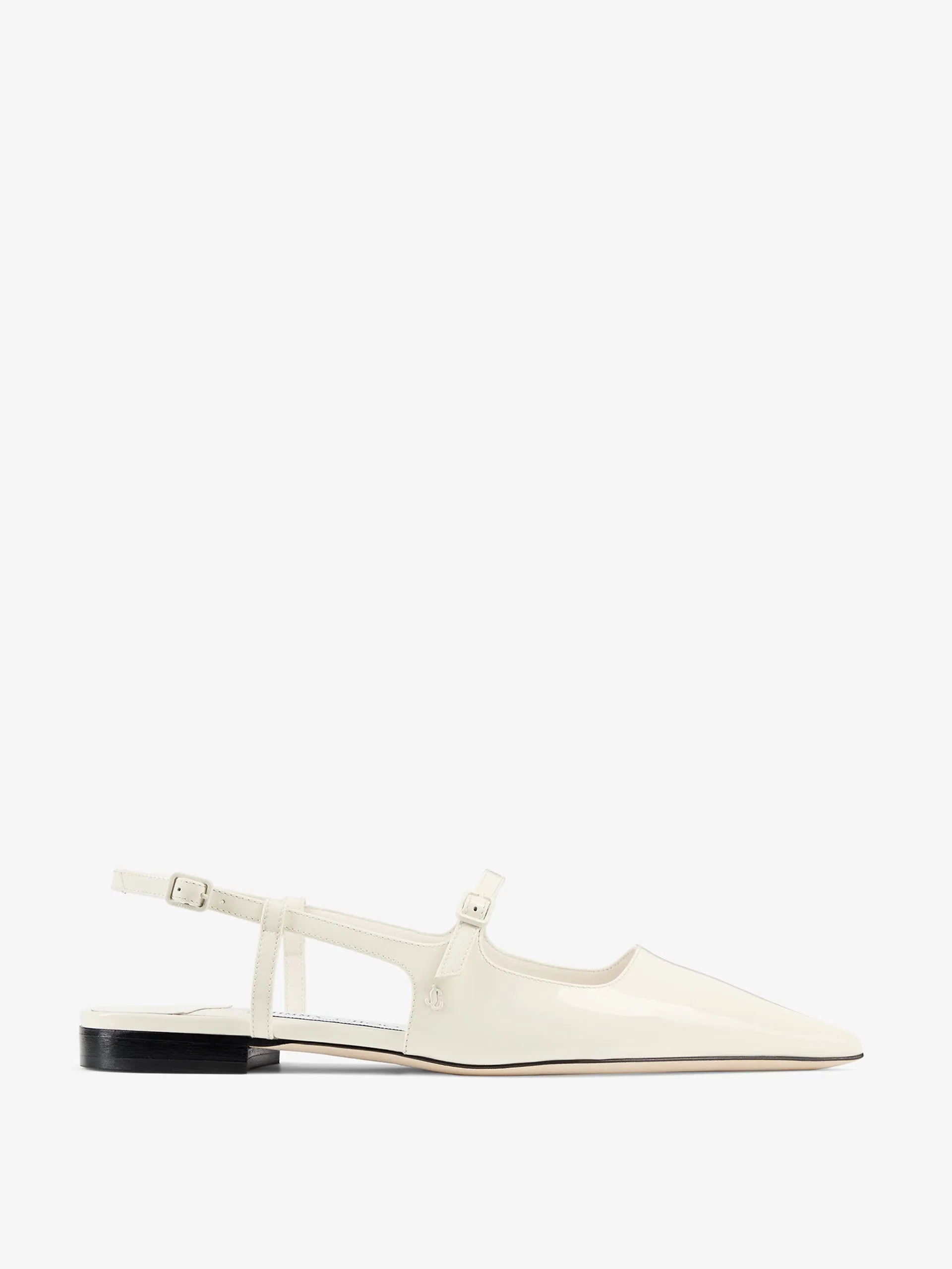 Patent leather Didi flats in Latte