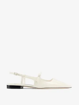 Patent leather Didi flats in Latte