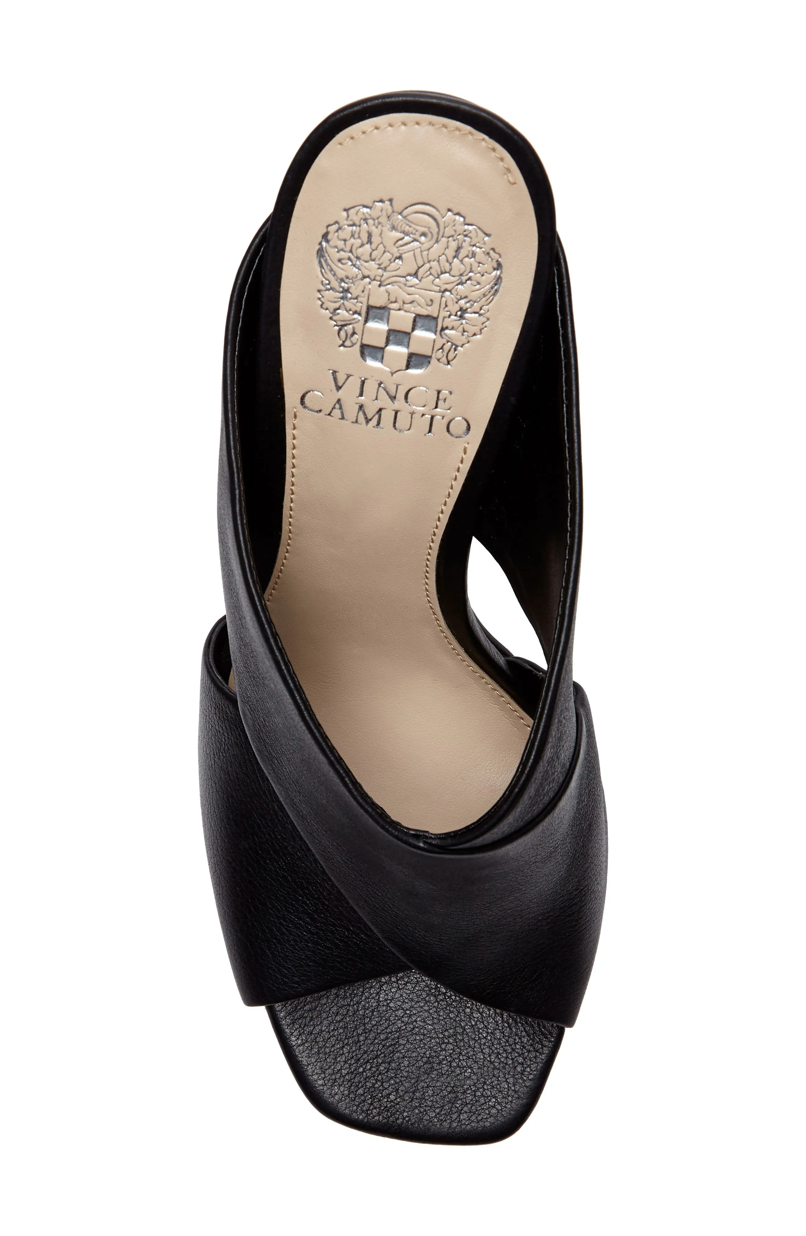 Peep-Toe Mule Heel Averessa Vince Camuto Women's Wrapped Bulk pricing Price slash BLACK