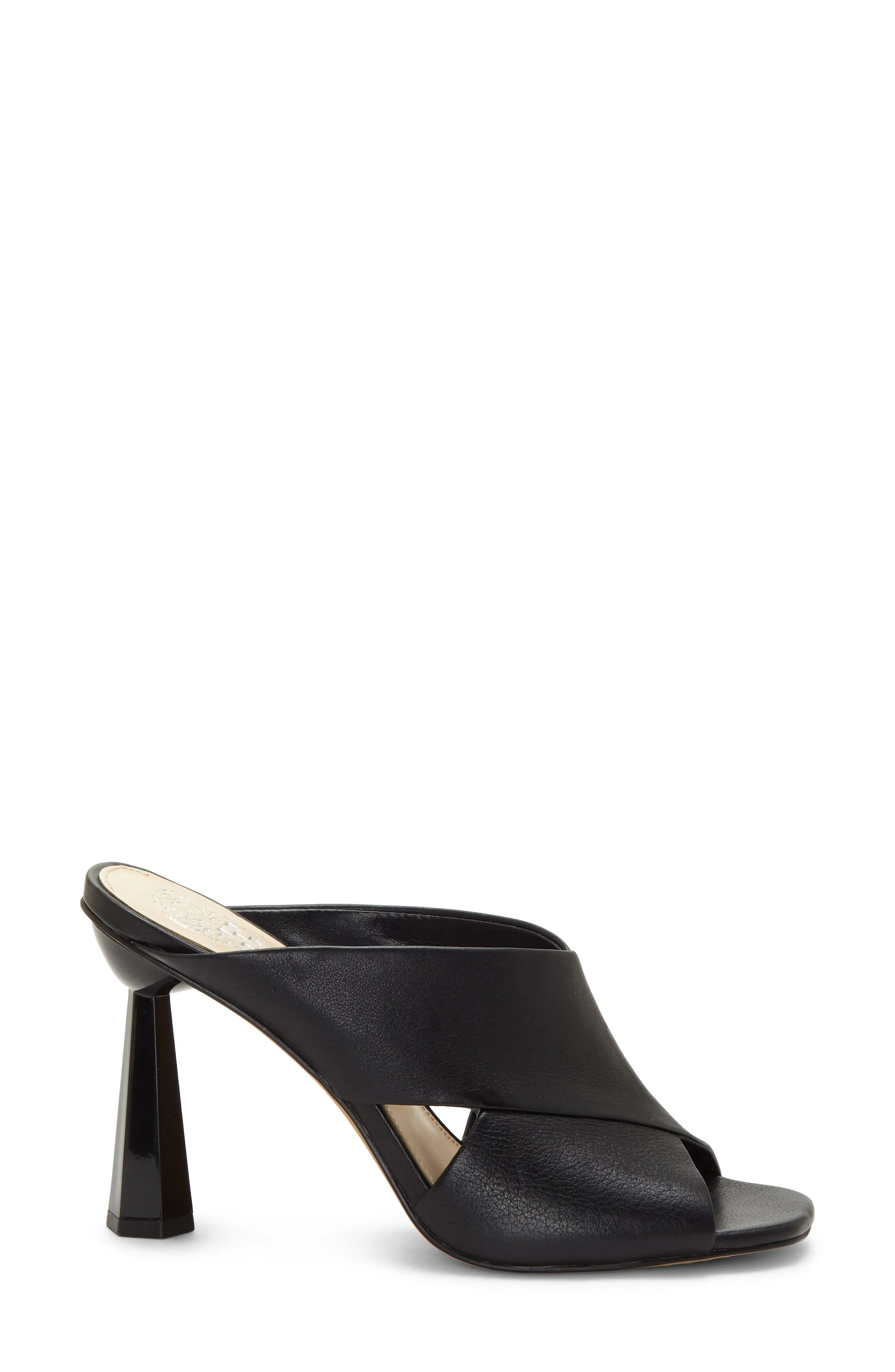 Peep-Toe Mule Heel Averessa Vince Camuto Women's Wrapped Bulk pricing Price slash BLACK
