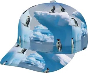 Penguins On The Iceberg Baseball Cap Dad Hat for Men Women Sun Hats for Travel Sport Workout Baseball Hat