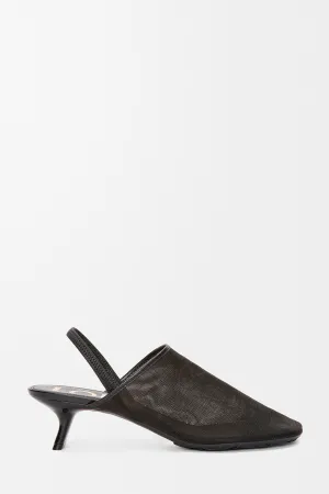 Petal Slingback Heel Sandal In Mesh