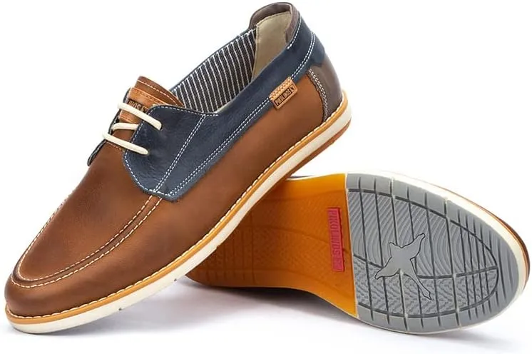 PIKOLINOS Boat Shoes Leather Jucar for Man
