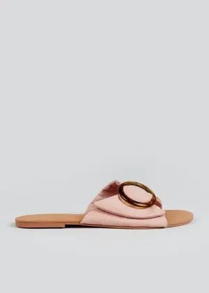 Pink Buckle Sandals