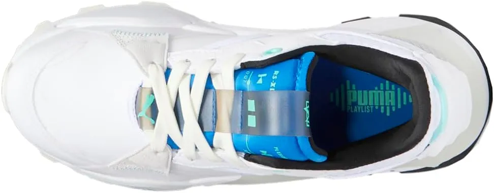 Puma Mens Rs-XL Playlist Lace Up Sneakers Shoes Casual - White