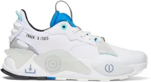 Puma Mens Rs-XL Playlist Lace Up Sneakers Shoes Casual - White