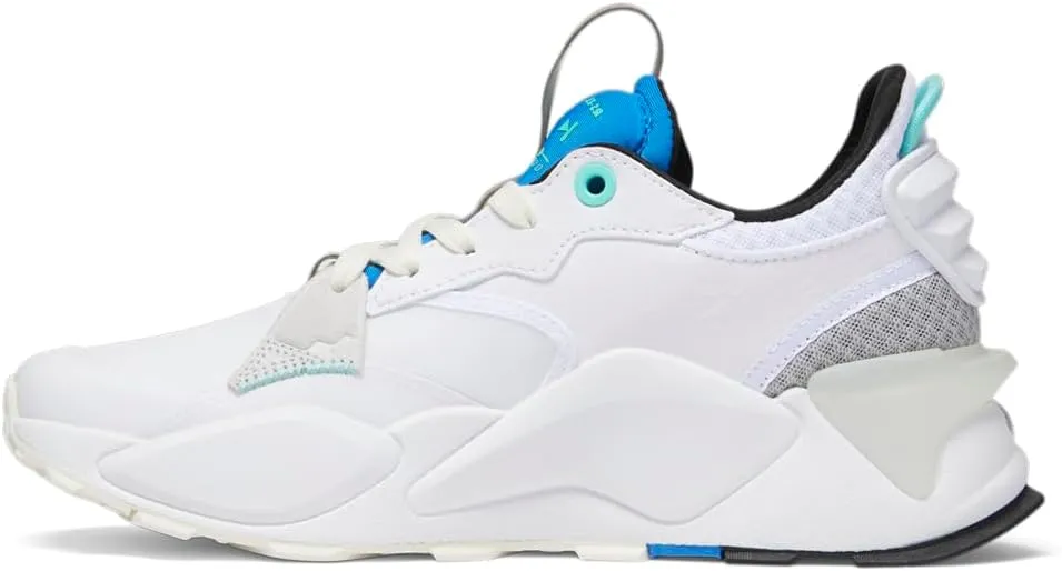 Puma Mens Rs-XL Playlist Lace Up Sneakers Shoes Casual - White