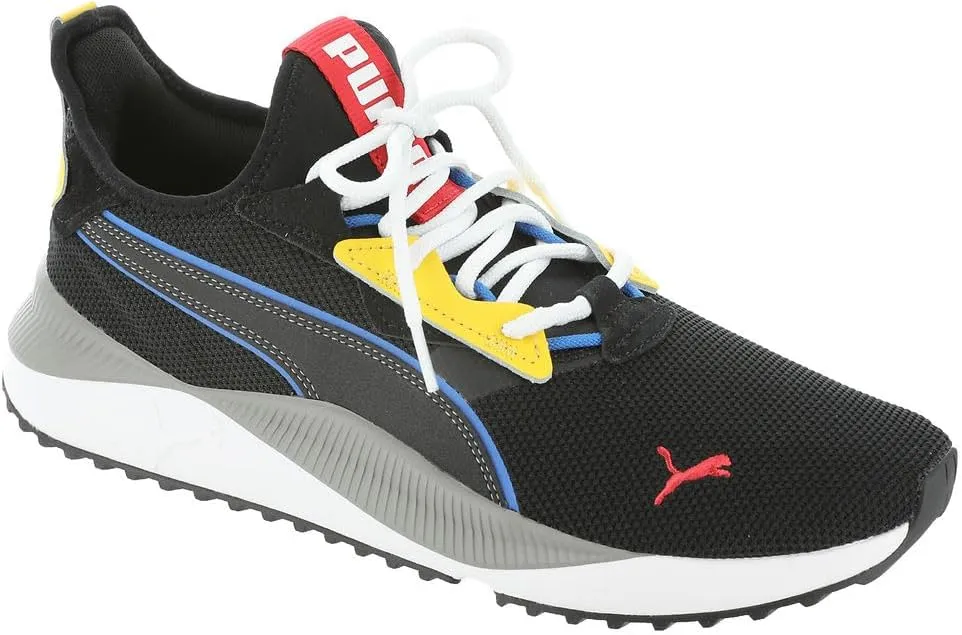 PUMA Pacer Future Street WIP Mens Running 105 DM US BlackBlackYellow Sizzle