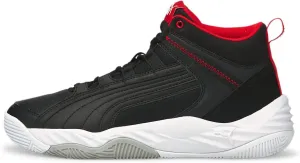 PUMA Rebound Future Evo Basketball Shoe Men's Basketball 14 D(M) US Black-Black-High Risk Red-White