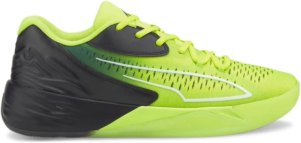 PUMA Womens Stewie 1 Quiet Fire Basketball Sneakers Athletic Shoes - Yellow - Size 6 M