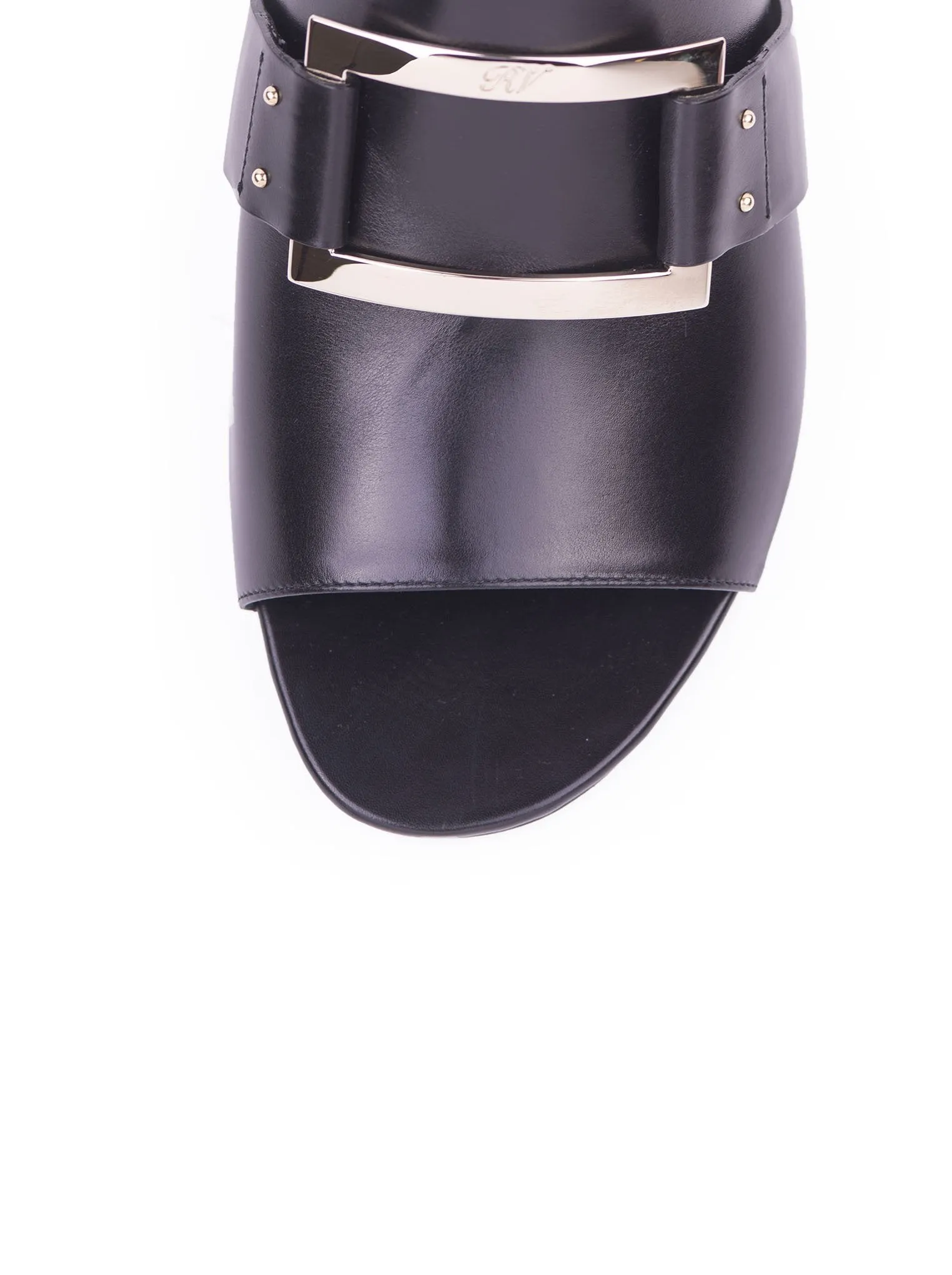 Rabat Metal Buckle Mule 35 - Black