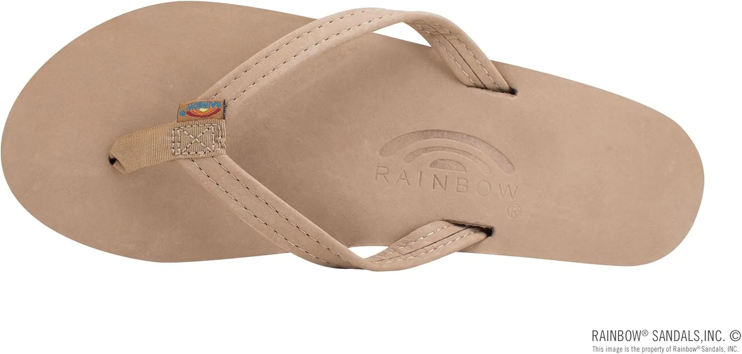 Rainbow Sandals Women's Single Layer Leather Sandal Narrow Strap