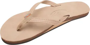 Rainbow Sandals Women's Single Layer Leather Sandal Narrow Strap