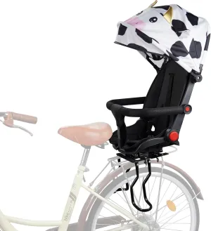 Rear Child Bike Seat,Rear Mounted Child Bike Seats,Back Mount Child Seat with Back Rest Armrest Foot Pedals,Width Adjustable Bicycle Rear Seat,Fits All Bicycle Rear Frames