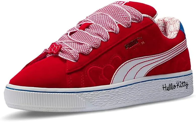 Red Bow Suede XL Sneaker by Hello Kitty (Women's)