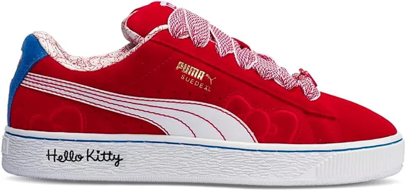 Red Bow Suede XL Sneaker by Hello Kitty (Women's)
