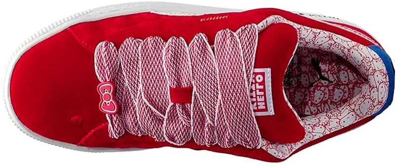 Red Bow Suede XL Sneaker by Hello Kitty (Women's)