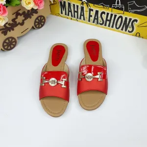 Red Buckle Slipper