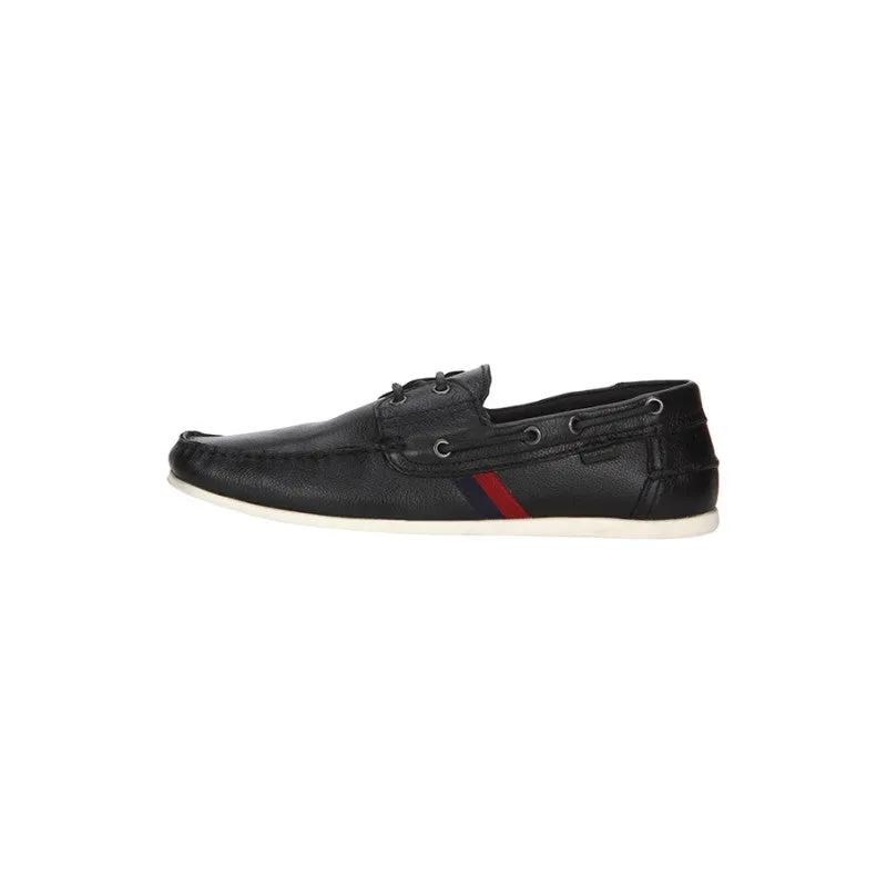 RedTape Men Black Boat Shoes