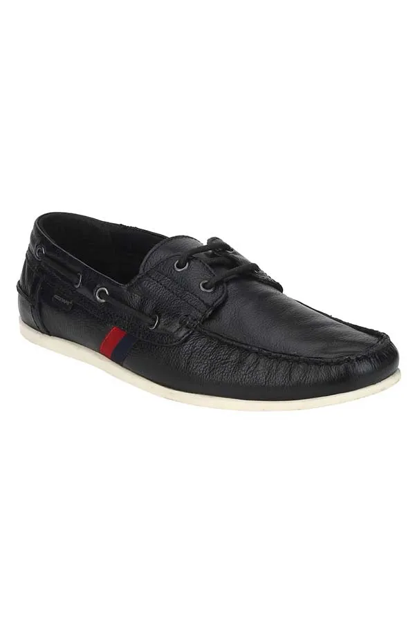 RedTape Men Black Boat Shoes