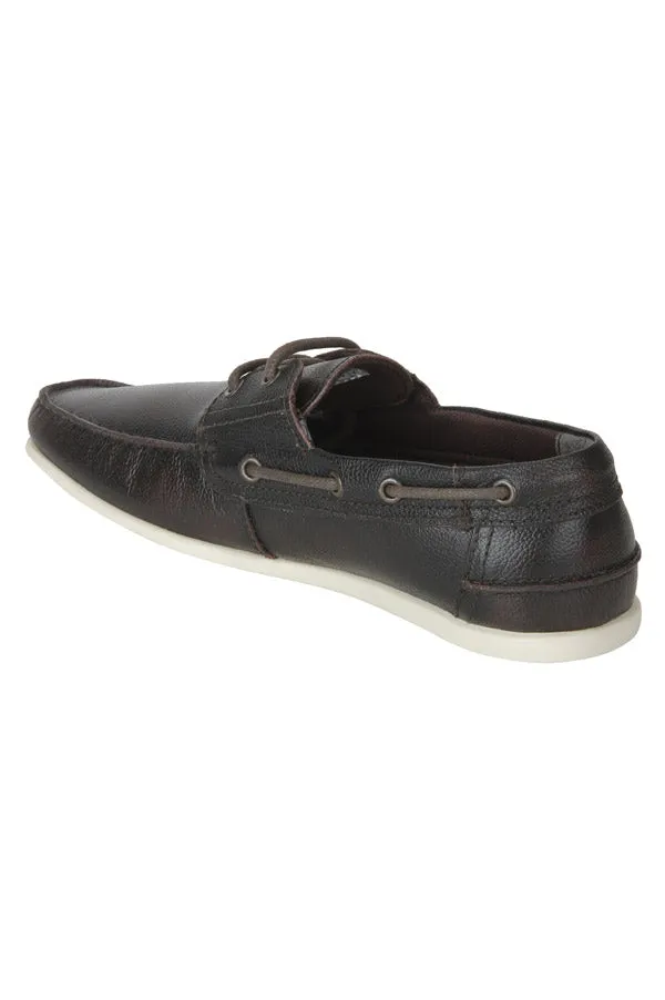 RedTape Men Black Boat Shoes