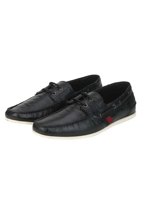 RedTape Men Black Boat Shoes