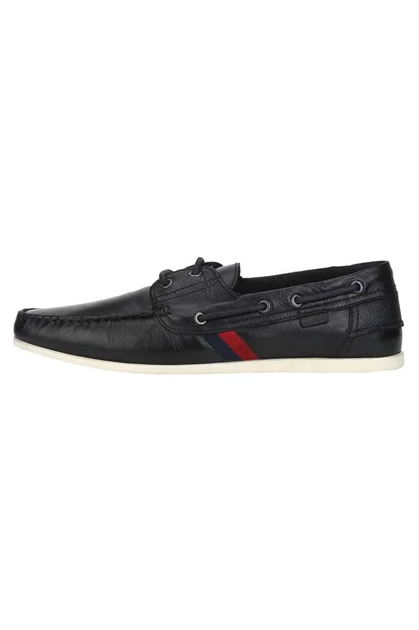 RedTape Men Black Boat Shoes
