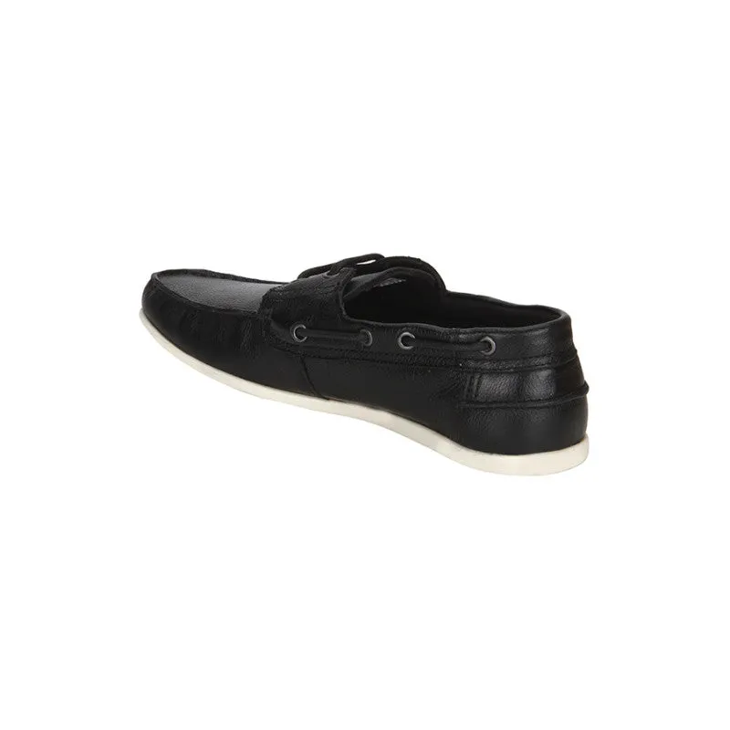 RedTape Men Black Boat Shoes