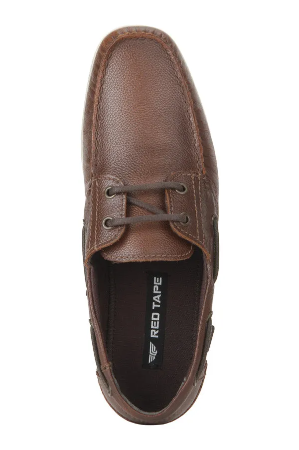 RedTape Men Black Boat Shoes
