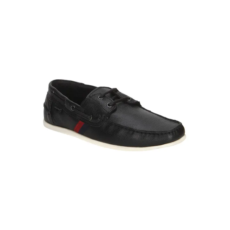 RedTape Men Black Boat Shoes