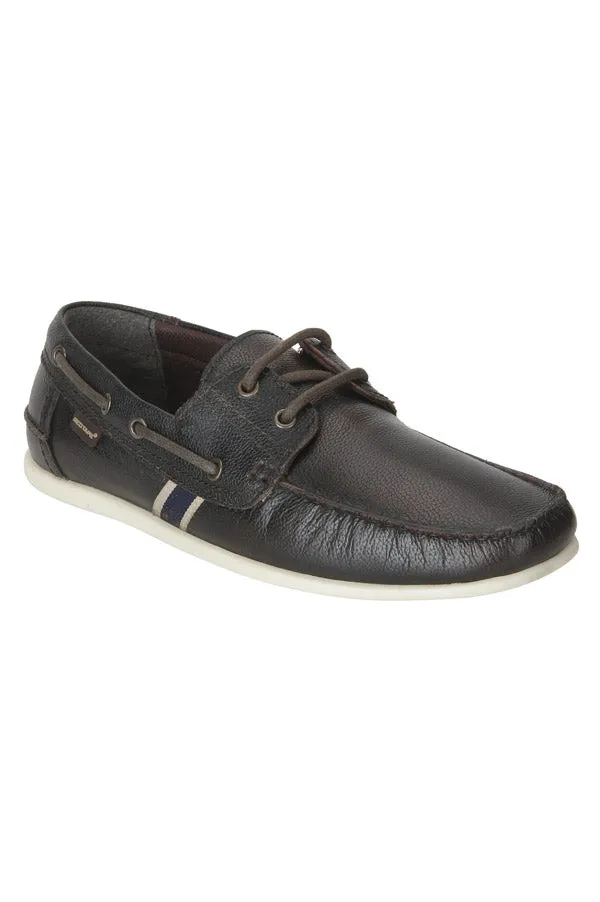 RedTape Men Black Boat Shoes