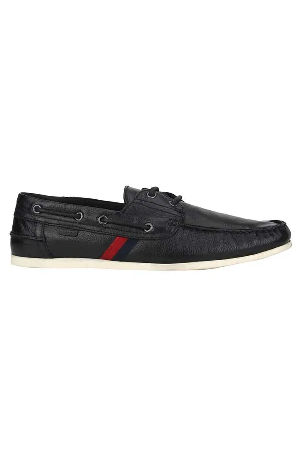 RedTape Men Black Boat Shoes