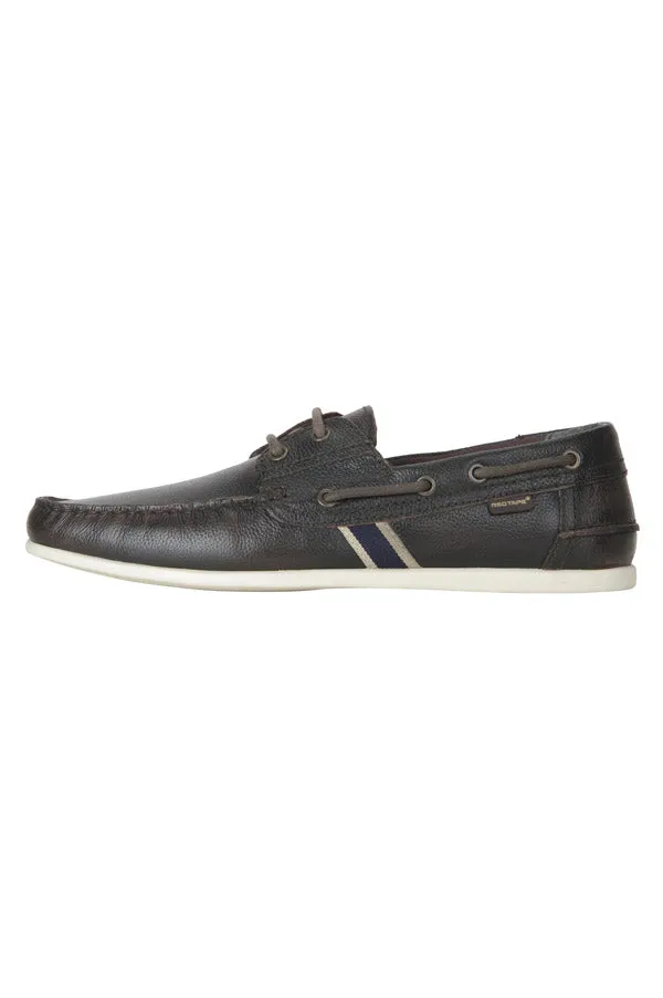 RedTape Men Black Boat Shoes