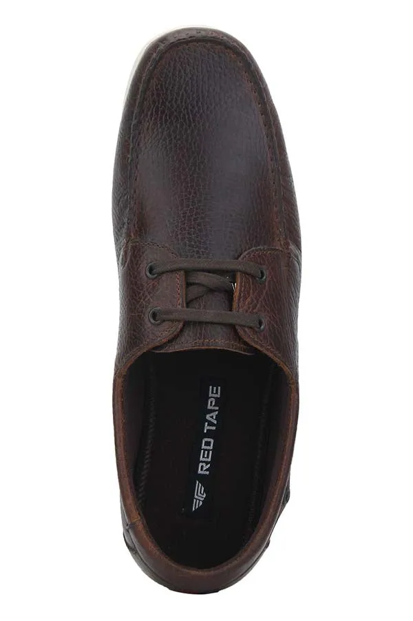 RedTape Men Brown Boat Shoes