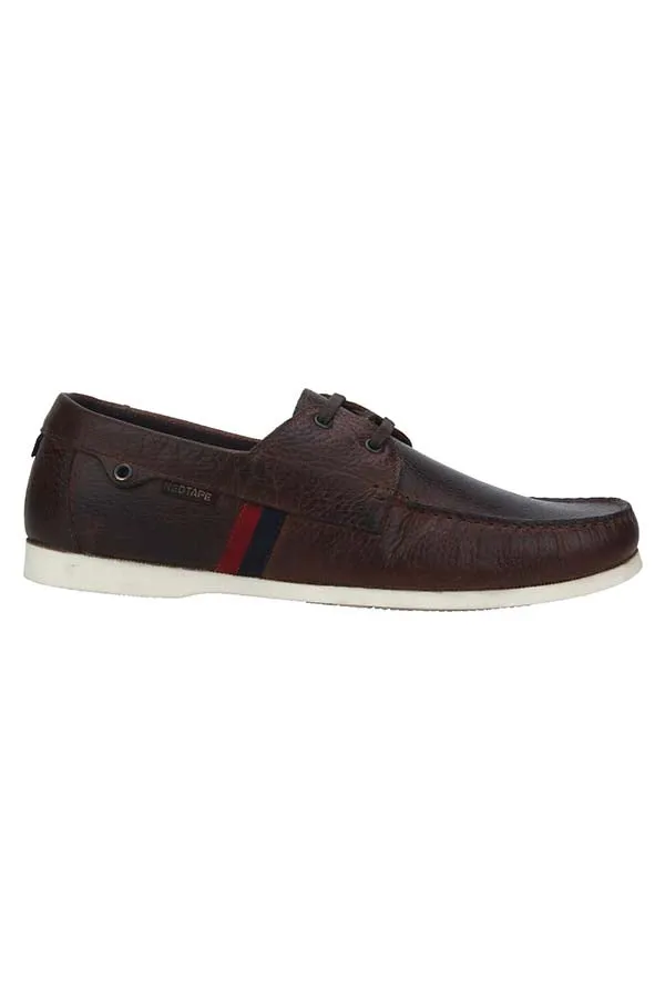 RedTape Men Brown Boat Shoes