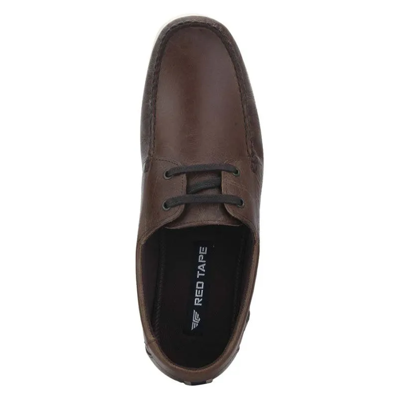 RedTape Men Brown Boat Shoes