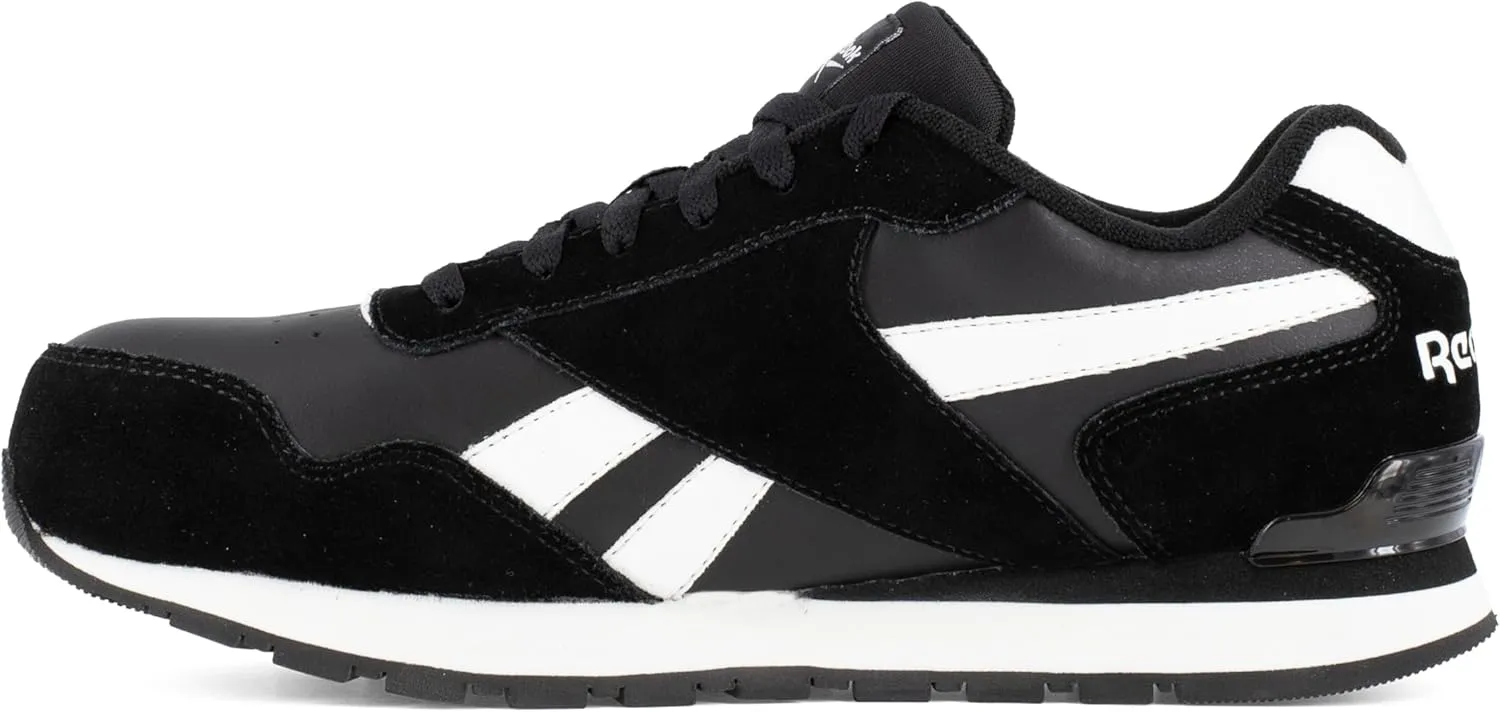 Reebok Men's Rb1982 Harman Work Construction Shoe Black and White Safety